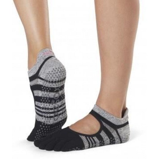 Antislip Sokken Bellarina Met Tenen In Eclipse - ToeSox S/M