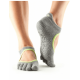 ToeSox Sokken Met Tenen Bellarina - grijs-lime S/M/L