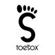 ToeSox Bellarina Met Tenen In Charcoal Grey-Lime S/M