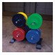 Body-Solid Chicago Extreme Gekleurde Olympische Bumper Plates OBPXCK5 kg Zwart