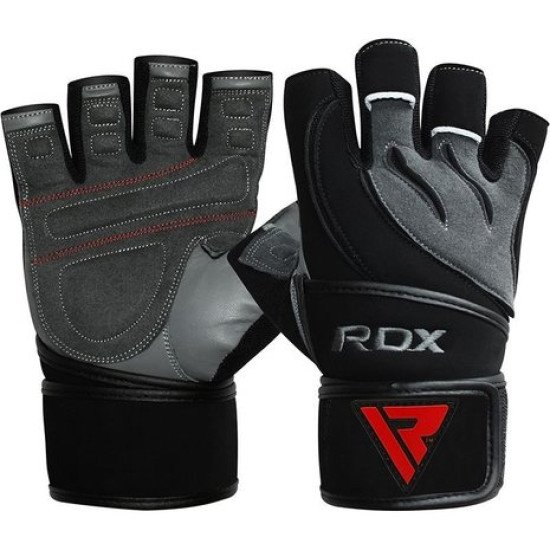 RDX Sports L4 Deepoq Nappa Leren Fitnesshandschoenen