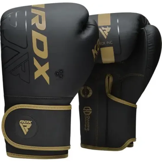 Verbeter je boks training met RDX F6 Kara bokshandschoenen met Max-ShockTM technologie en Maya Hide kunstleer voor ultieme bescherming en comfort.