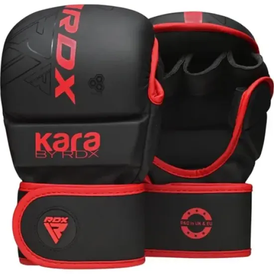 Ervaar de kracht van de RDX F6 KARA MMA Sparring Handschoenen, ontworpen voor serieuze vechters met hoge duurzaamheid en innovatieve schokdemping.