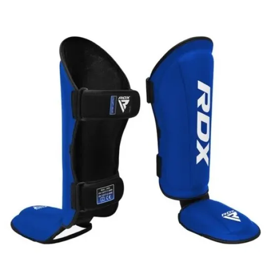 RDX Sports Scheenbeschermers met Shell Shock GEL en Supremo-Shock Foam Lichtgewicht RDX Sports scheenbeschermers met super schokabsorberende technologie voor optimale bescherming en comfort in de ring.