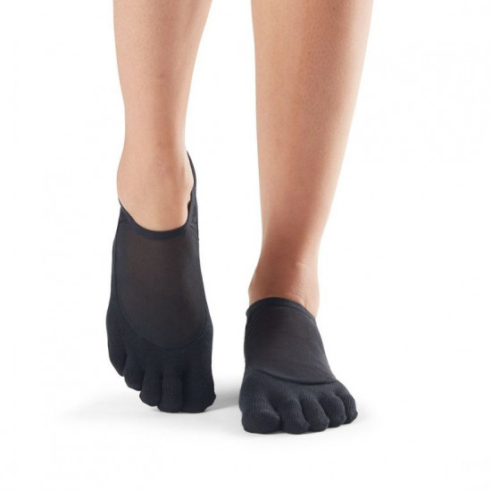 Antislip Sokken Luna Met Tenen Zwart – ToeSox S/M