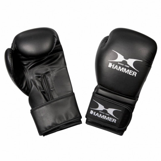 Hammer Boxing Bokshandschoenen PREMIUM TRAINING - PU - Zwart12 OZ Hammer Boxing Bokshandschoenen PREMIUM TRAINING - PU - Zwart12 OZ