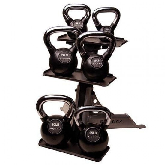 Body-Solid 3-Pair Kettlebell Rack GDKR50