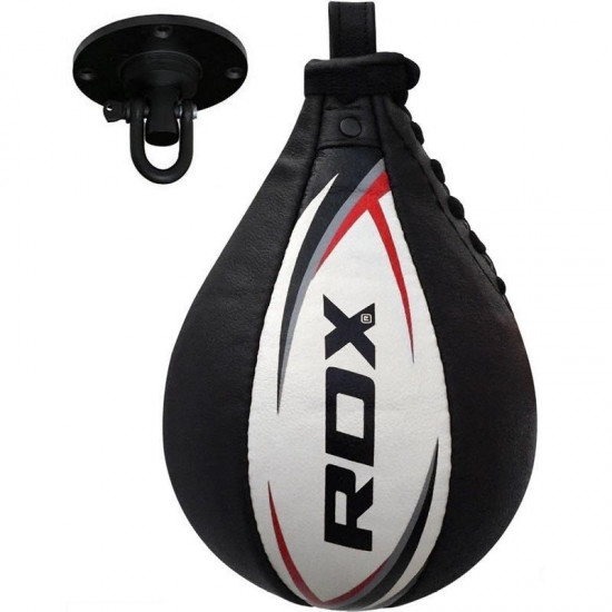 RDX Bokstraining lederen Speedbal | Speed BagZwart - Geel RDX Bokstraining lederen Speedbal | Speed BagZwart - Geel