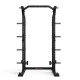 Ontdek de Toorx Fitness WLX-3400 Half Rack met verstelbare j-cups en een maximale belasting van 300 kg. Ideaal voor squats, benches en shoulder presses.