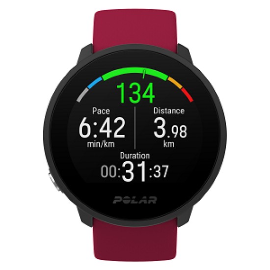 Polar Unite fitnesshorloge met slaapanalyse en activiteitstracking Polar Unite fitnesshorloge met geavanceerde hartslagmeting, slaapregistratie en meer dan 100 sportprofielen. Ideaal voor gezondheid en welzijn.