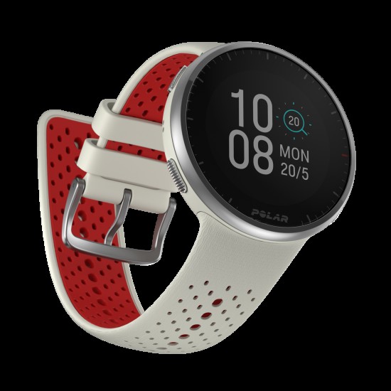Polar Pacer Pro GPS Hardloophorloge met Hartslagmeting Ontdek de Polar Pacer Pro - een ultralicht hardloophorloge met GPS, barometer, VO2max en lange batterijduur, perfect voor serieuze hardlopers.