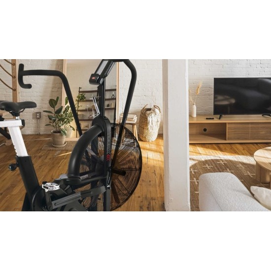 Toorx Fitness BRX-AIR-CROSS Airbike met 7 radiale schoepen Professionele Toorx Fitness BRX-AIR-CROSS Airbike met luchtweerstand, intervalprogramma's en een gebruiksvriendelijk LCD-scherm.