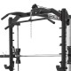 Train thuis met de Toorx Fitness WLX-90. Een veelzijdige Smith machine, squat rack en kabeloefeningen in één apparaat.