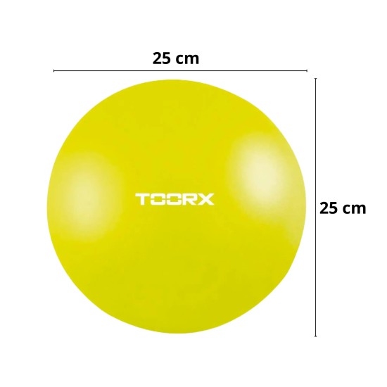 Toorx Fitness Massagebal 25 cm Verbeter je fitnessroutine met de Toorx Fitness Massagebal van 25 cm voor spierspanning vermindering en flexibiliteit.