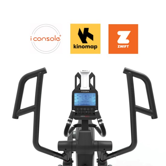 Toorx Fitness ERX-900 Crosstrainer met magnetisch remsysteem De Toorx Fitness ERX-900 Crosstrainer biedt compacte afmetingen, verstelbare paslengte en compatibiliteit met Kinomap en Zwift. Perfect voor HIIT trainingen.