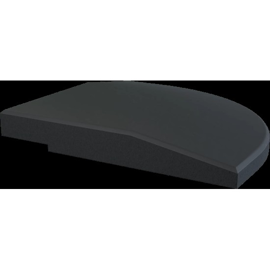 NRG Fitness Hoekprofiel 20x20x2 cm - rubberen tegels Perfecte afwerking voor rubberen tegelvloer met NRG Fitness Hoekprofiel. Optimaliseer jouw fitnessruimte met SBR-toplaag voor veiligheid en hygiƫne.