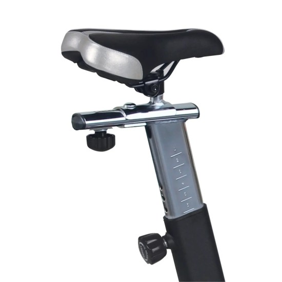 Toorx Fitness SRX-60 EVO Spinbike - 20kg Vliegwiel, Handmatige Weerstand Ervaar ultieme fietstraining met de Toorx Fitness SRX-60 EVO Spinbike. Ideaal voor intensieve workouts met een 20 kg vliegwiel en aanpasbare zadel- en stuurposities.