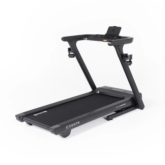 Centr RUNR Loopband met Cloud Cushion Technology en Bluetooth Centr RUNR Loopband met compacte, ruimtebesparende opvouwtechnologie, Cloud Cushion Technology en ingebouwde Bluetooth voor hartslagmonitoring.
