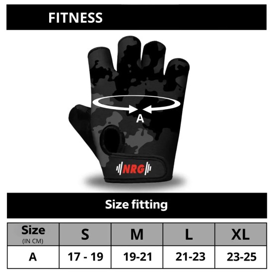 NRG Fitness F-6 Handschoenen met Rubber Grip en Lycra Ervaar de ultieme grip en comfort met de NRG Fitness F-6 handschoenen, perfect voor intensieve workouts en krachttraining.