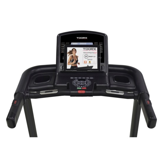 Toorx Fitness Inklapbare Loopband - Soft Tech dempingssysteem, Bluetooth en meer Ontdek de Toorx Fitness Experience inklapbare loopband met Soft Tech dempingssysteem, Bluetooth, touchscreen en 130 kg gebruikersgewicht voor optimaal gebruik thuis.