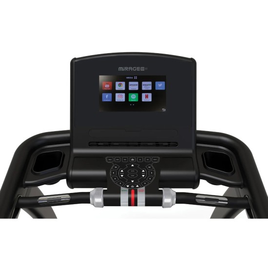 Toorx Fitness Mirage S60 Loopband - Hoogwaardige Matzwart Ontdek de Toorx Fitness Mirage S60 loopband met slimme bediening en uitgebreide trainingsmogelijkheden. Train efficiƫnt met apps zoals Zwift en Kinomap.