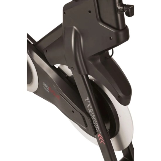 Toorx Evolve Fiets met Magnetisch Remsysteem en 22 kg Vliegwiel Ontdek de Toorx Evolve Indoor Fiets met een geavanceerd magnetisch remsysteem, 24 weerstandsstanden en compatibiliteit met Zwift en Kinomap.