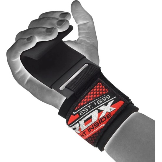 RDX W5 Lifting Hook Straps met Shell Shock GEL™ en anti-slip grip Maximale ondersteuning met RDX W5 Lifting Hook Straps, ontworpen voor bodybuilders en powerlifters. Bescherming, grip en anti-microbiële stof voor een optimale ervaring.