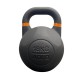 Toorx Competition kettlebells van hoogwaardig staal, geschikt voor internationale wedstrijden, met diverse gewichten van 8 tot 36 kg.