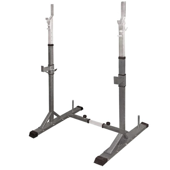 De Toorx WBX-50 is een compacte en verstelbare squat stand, ideaal voor thuisgebruik met een maximaal gewicht van 200 Kg.