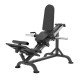 Multifunctionele LPX-3000 Hack Squat/Calf Raise machine voor optimale training van billen, hamstrings en quads. Maximaal gewicht van 430 kg.