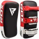 RDX Thai Kick Pad - APR-T1 - Gebogen - Gel en Foam Ontdek de RDX APR-T1 stootkussen, gebogen ontwerp met gel en foam voor optimale bescherming en techniek. Verkrijgbaar in 3 kleuren.