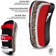 RDX Thai Kick Pad - APR-T1 - Gebogen - Gel en Foam Ontdek de RDX APR-T1 stootkussen, gebogen ontwerp met gel en foam voor optimale bescherming en techniek. Verkrijgbaar in 3 kleuren.