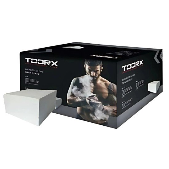 Toorx Chalk Blocks bieden perfecte grip voor training met barbell en pull-up bars. Geschikt voor functioneel, turnen, crosstraining en klimtraining.