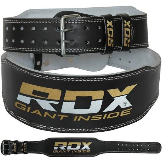 RDX Gym Lederen Gewichtenhef Riem - Suède Rundleer, Brede Dekking Ervaar krachtige ondersteuning met de RDX gewichtheffende riem van suède rundleer. Perfect voor comfort en prestaties tijdens je training.