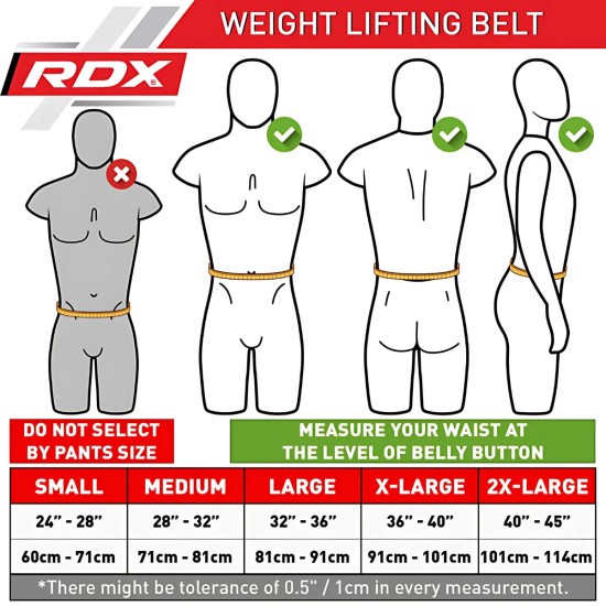 RDX Gym Lederen Gewichtenhef Riem - Suède Rundleer, Brede Dekking Ervaar krachtige ondersteuning met de RDX gewichtheffende riem van suède rundleer. Perfect voor comfort en prestaties tijdens je training.