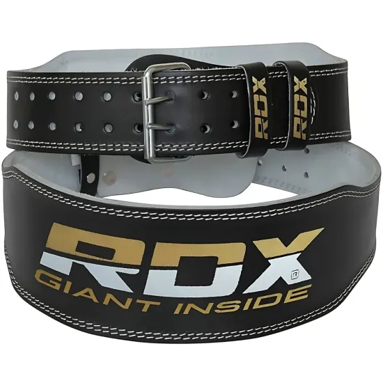 RDX Gym Lederen Gewichtenhef Riem - Suède Rundleer, Brede Dekking Ervaar krachtige ondersteuning met de RDX gewichtheffende riem van suède rundleer. Perfect voor comfort en prestaties tijdens je training.