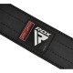 RDX RD1 Powerbelt, handgemaakt van 100% koeienleer. Ideaal voor squatten en deadlifting met roestvrijstalen dubbele gesp.