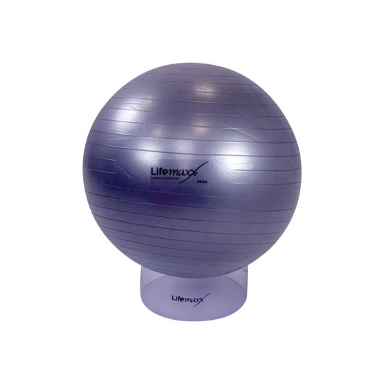 LMX1100.75 Gymball 75cm - Lifemaxx - Anti-burst - Max 250kg De LMX1100.75 Gymball van Lifemaxx is perfect voor training en fysiotherapie. Veilig, anti-burst, maximaal 250kg belastbaar. Inclusief pomp.