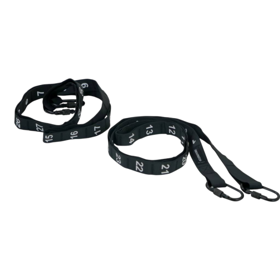 Crossmaxx® LMX1505 Competition ring straps set 2,50m LMX1505 Crossmaxx® Competition ring straps set van 2,50m met hoge kwaliteit sluitingen, ideaal voor commercieel gebruik.