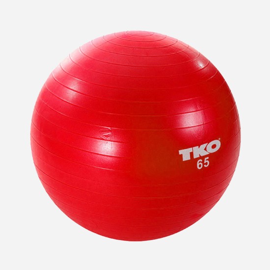 TKO 65 cm Fitness Ball zwart