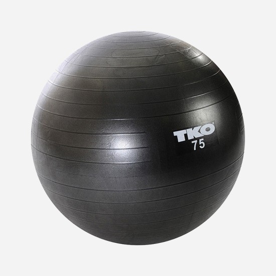 TKO 75 cm Fitness Ball zwart