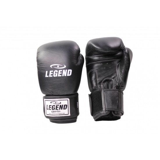 Leren Bokshandschoenen Legend Thai series Zwart - Maat: 8oz