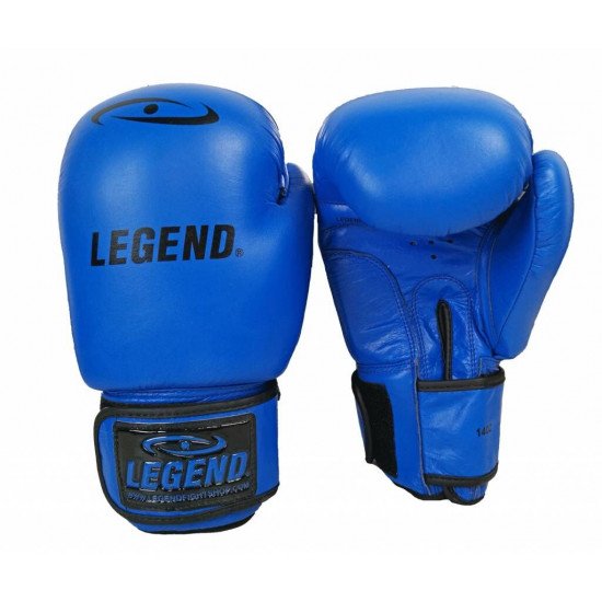 Leren Bokshandschoenen LegendPadding Blauw - Maat: 12oz