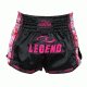 Dames Kickboks broekje Camo roze Legend Trendy  - Maat: XS