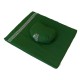 Meditatieset met kussen halve maan forest green