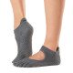 ToeSox Bellarina Met Tenen In Charcoal Grey-Lime S/M