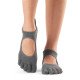 ToeSox Bellarina Met Tenen In Charcoal Grey-Lime S/M